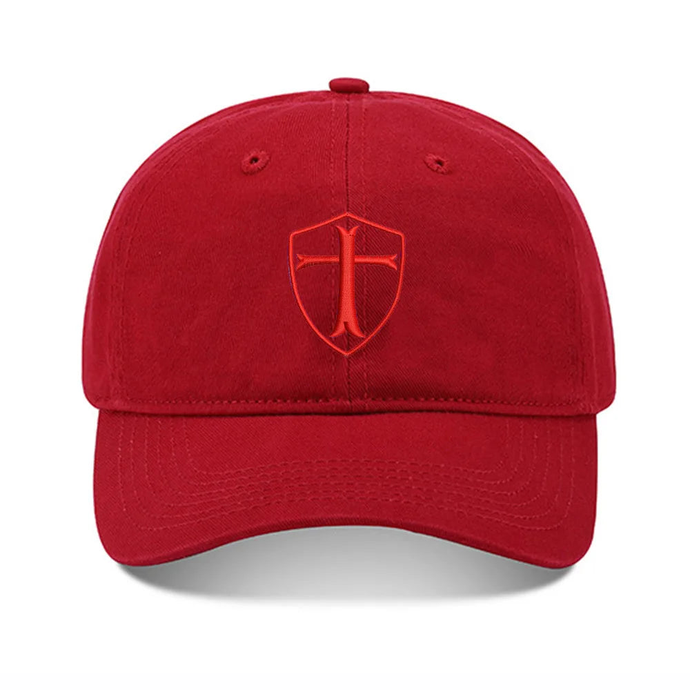 Templar Shield Embroidered Cap