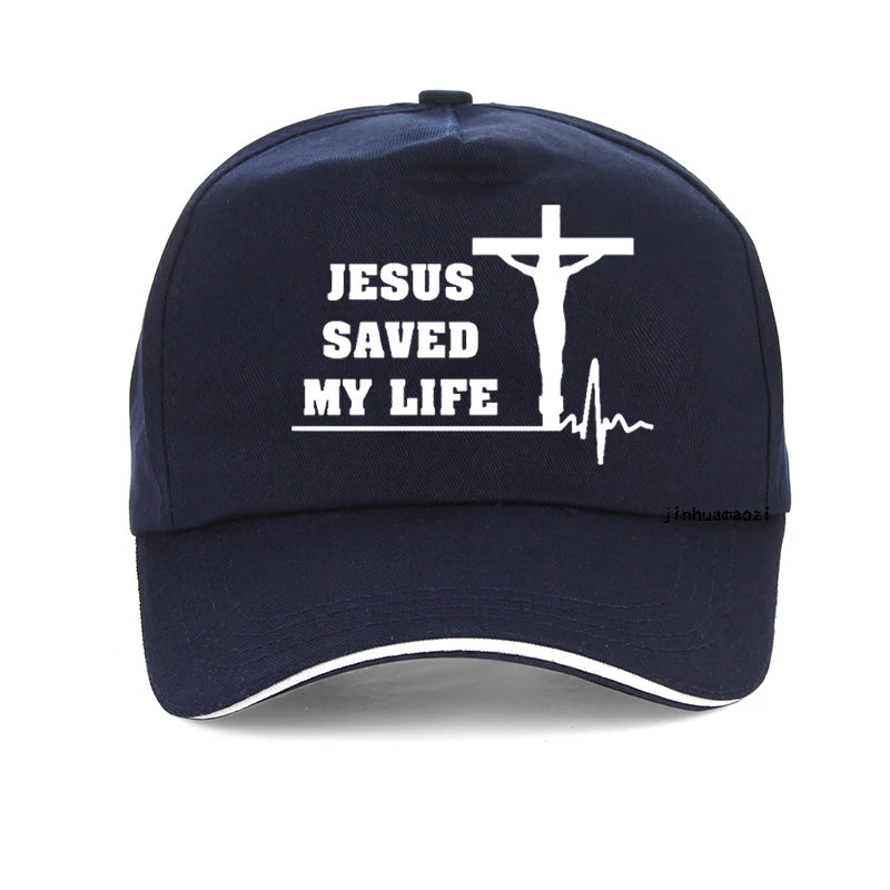 Jesus Saved My Life Baseball Cap