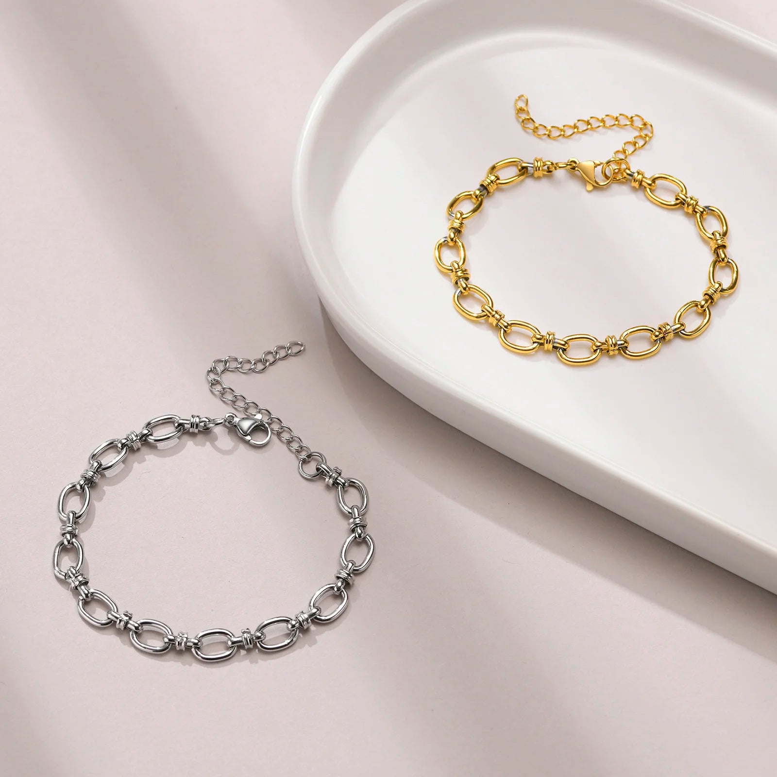 Stainless Steel Cross Bracelet