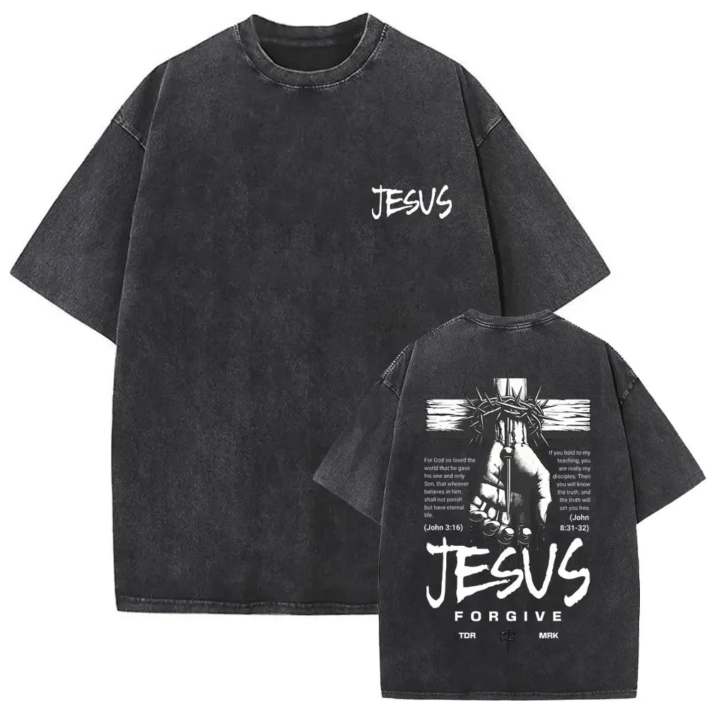 Gothic Rock Jesus Graphic Tee