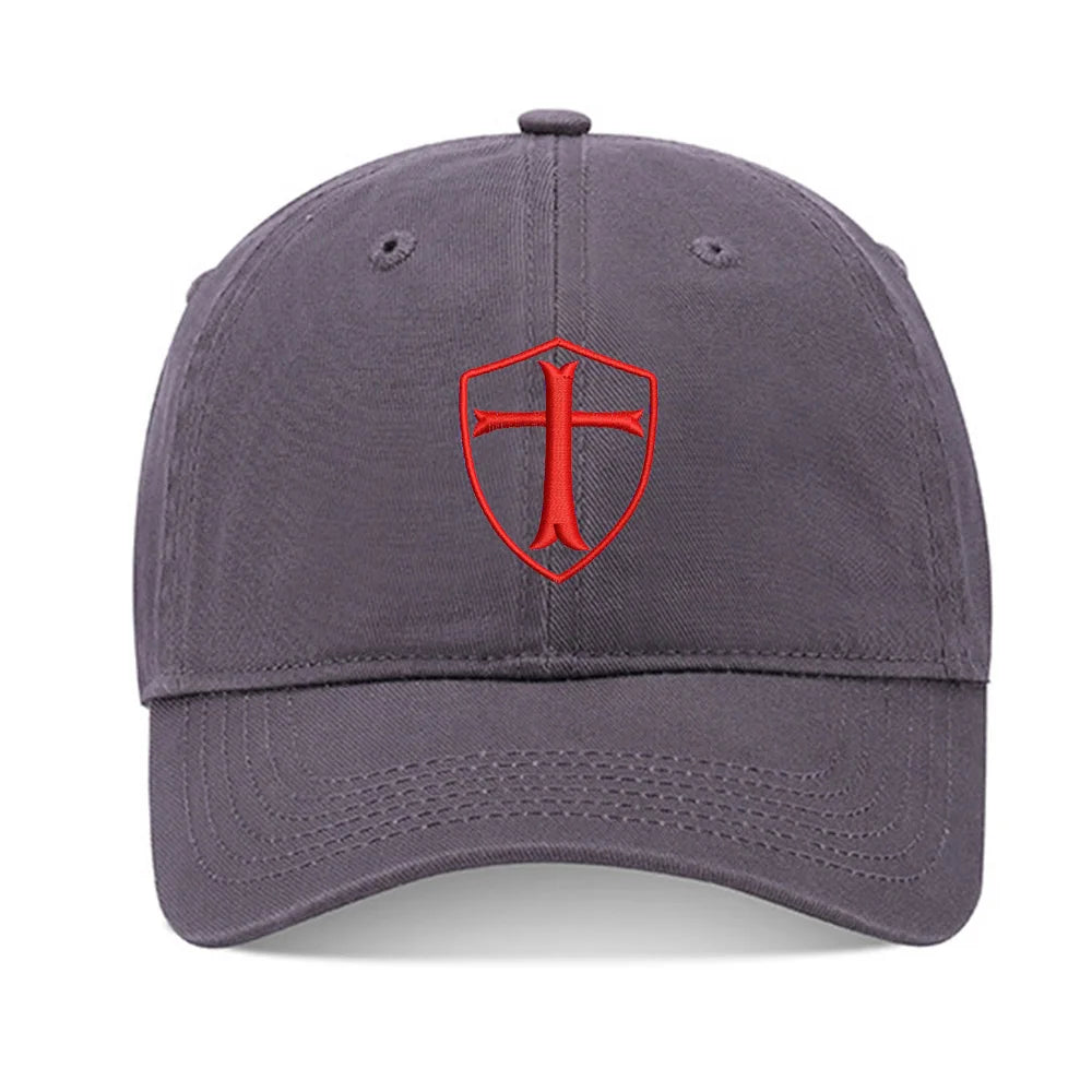 Templar Shield Embroidered Cap