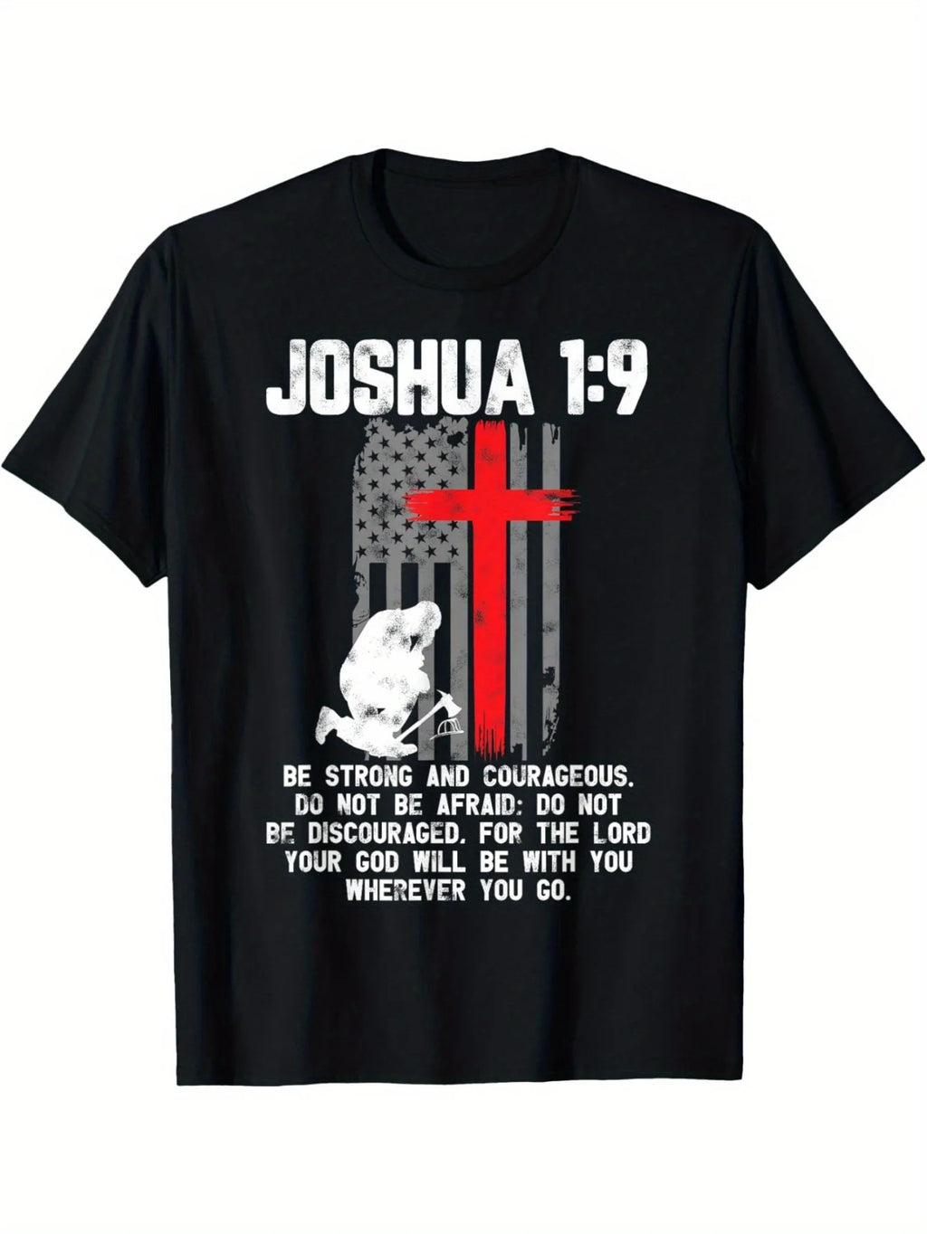 Thin Red Line Cross Tee