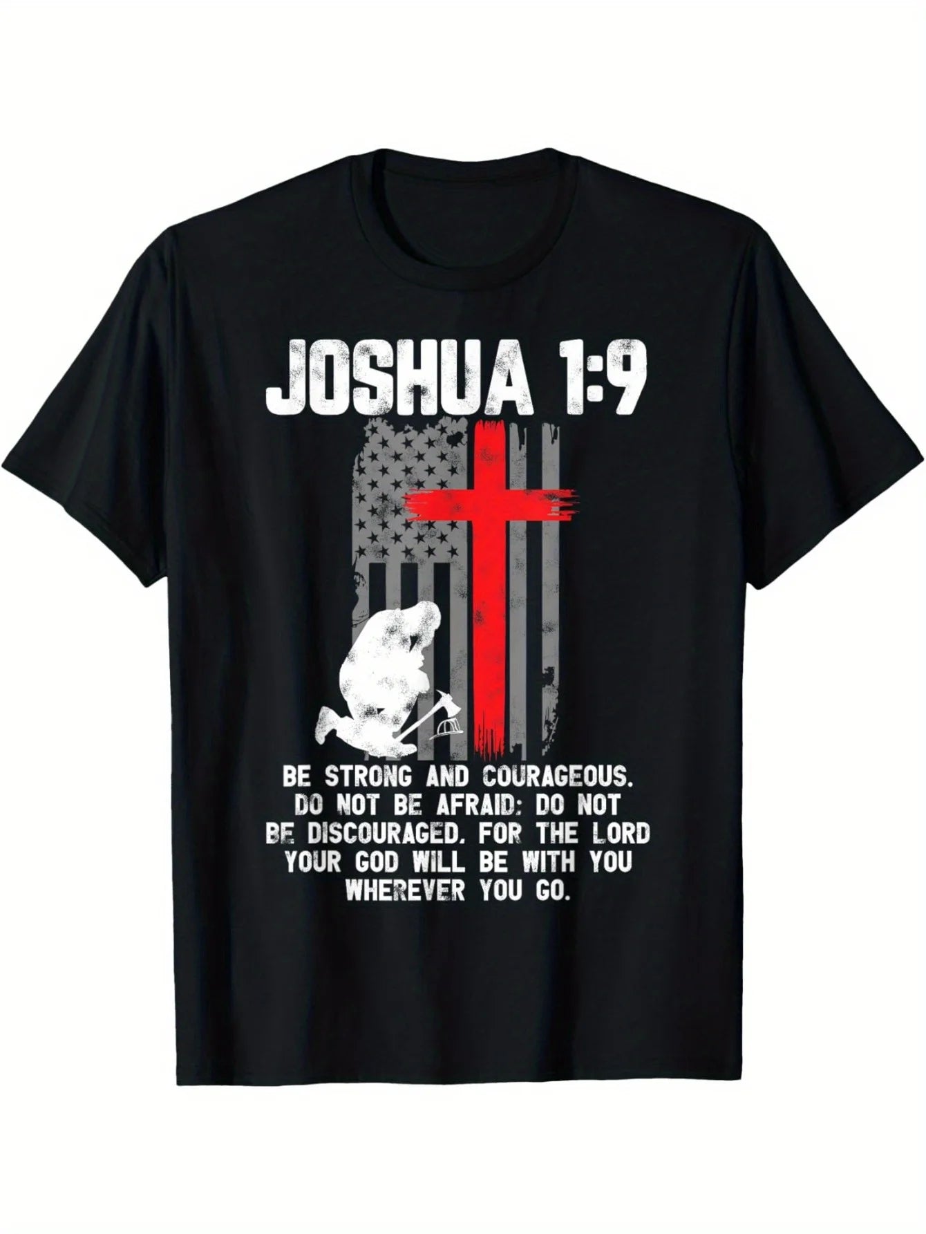 Thin Red Line Cross Tee