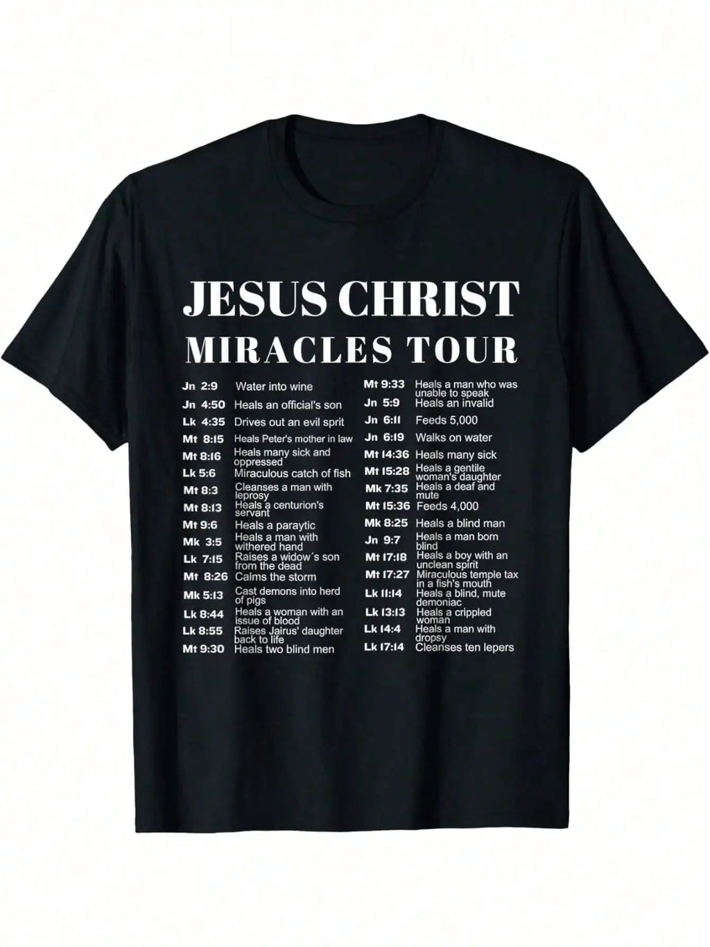 Jesus Miracles Tour Tee