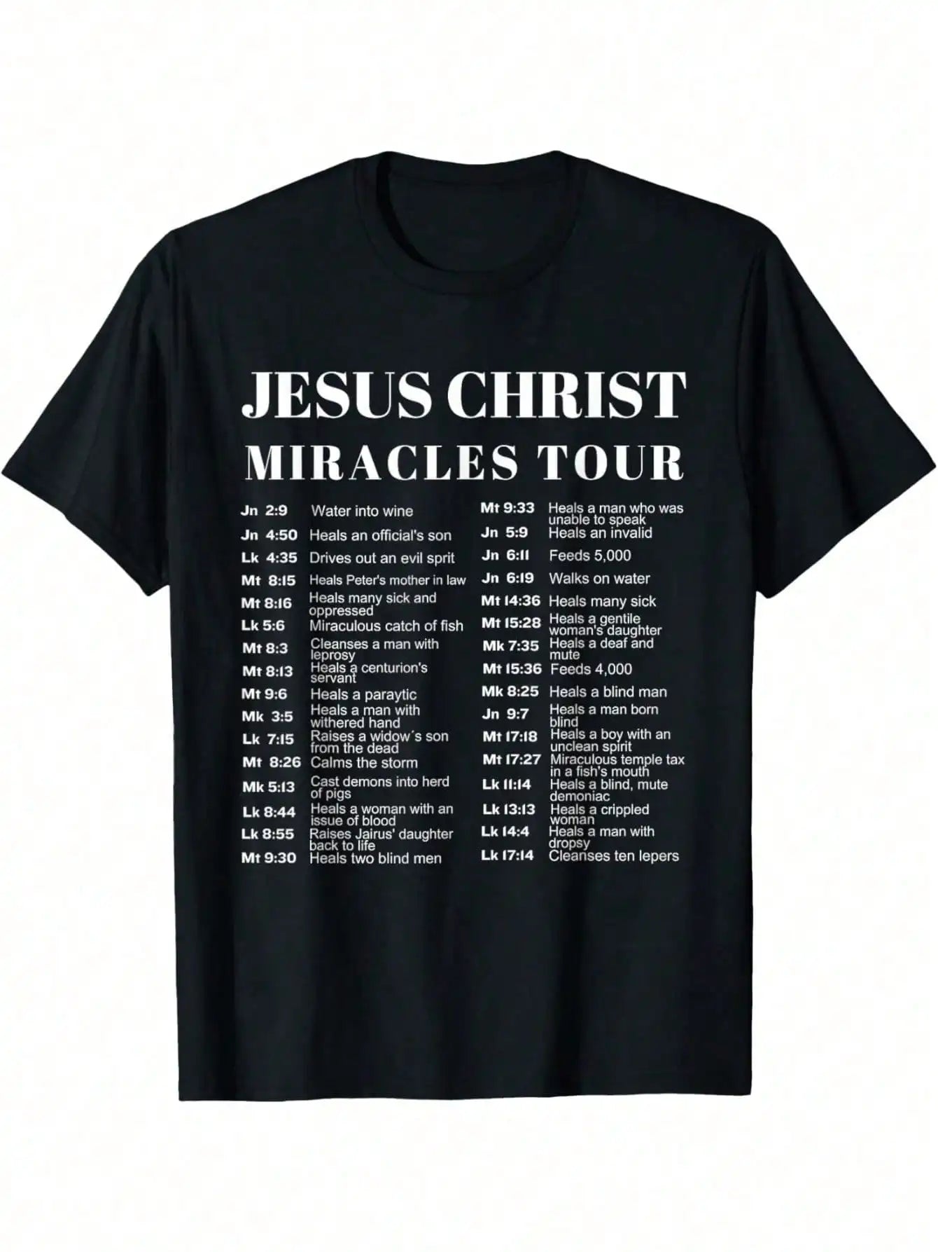 Jesus Miracles Tour Tee