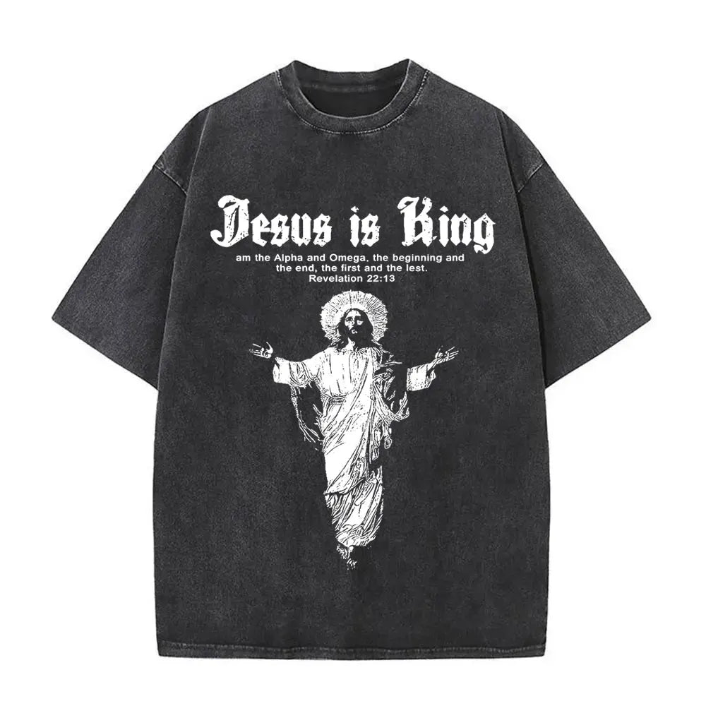 Gothic Rock Jesus Graphic Tee