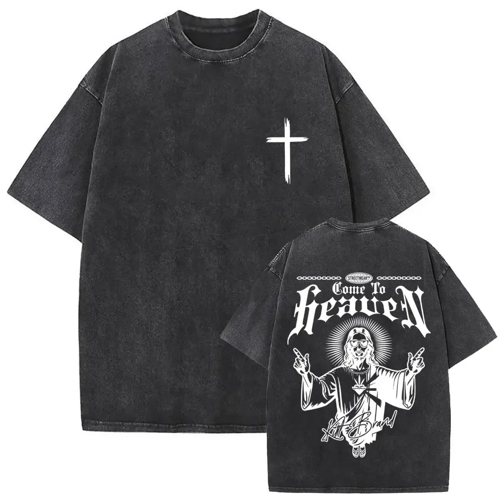 Gothic Rock Jesus Graphic Tee