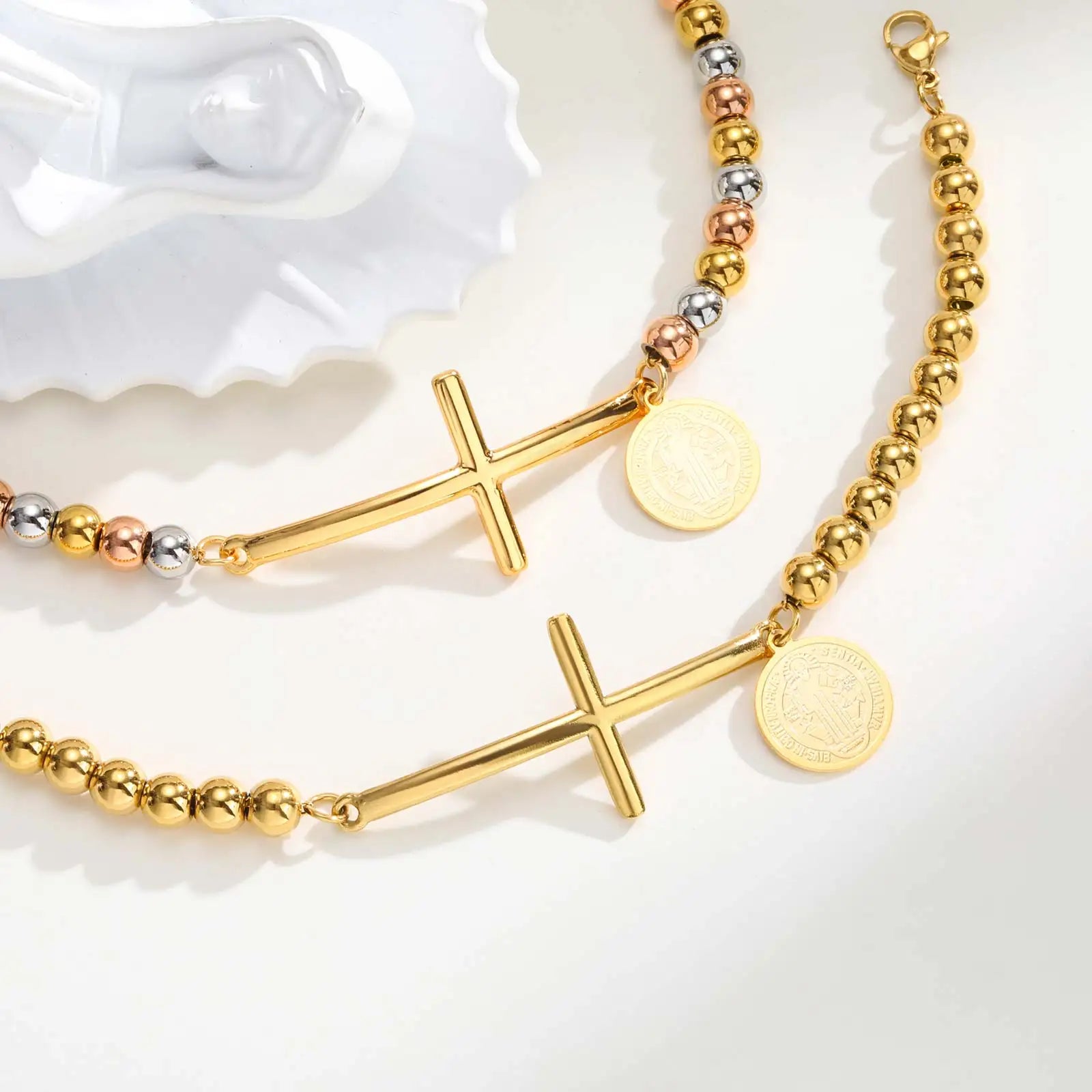 Women’s Cross Stretch Bracelet