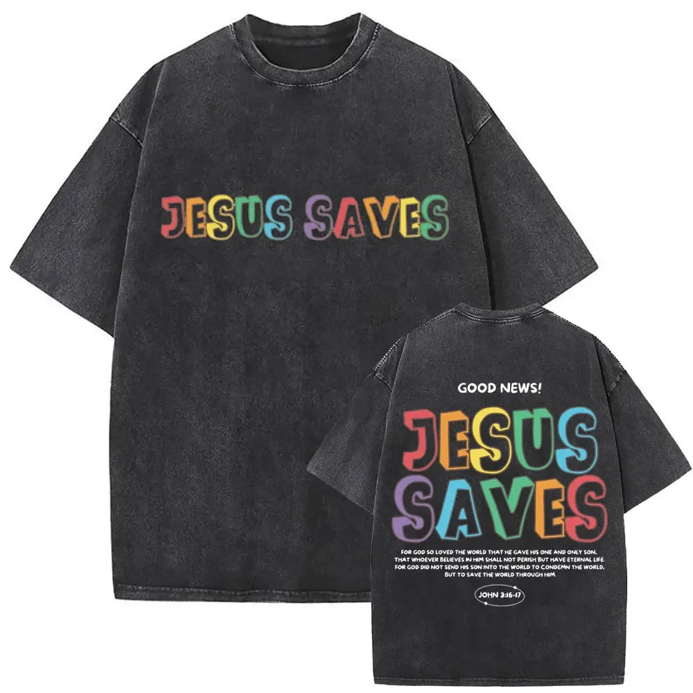 Gothic Rock Jesus Graphic Tee