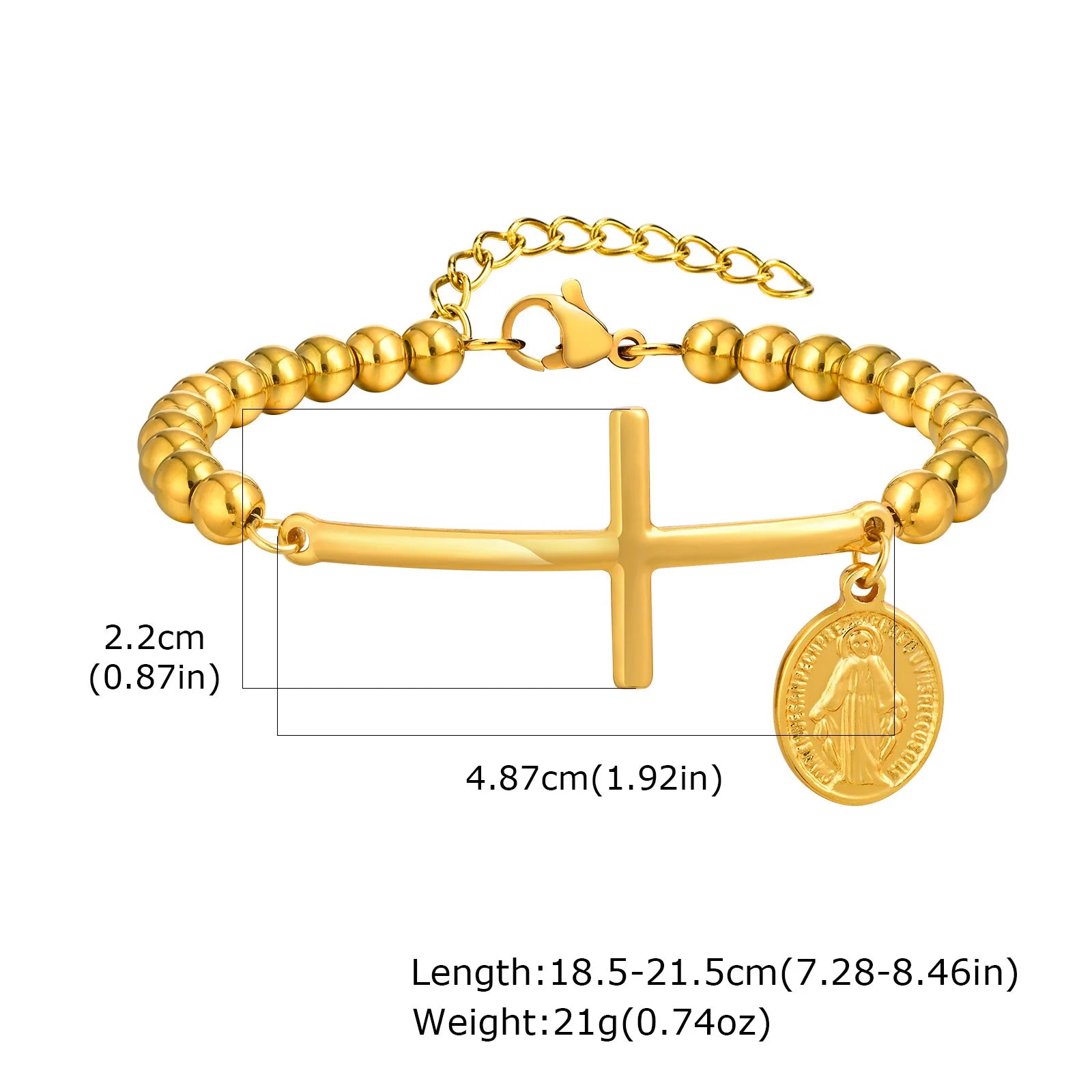 Women’s Cross Stretch Bracelet