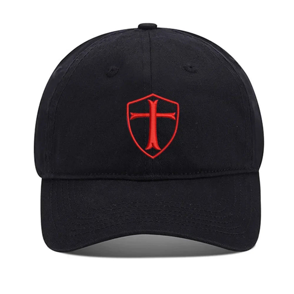 Templar Shield Embroidered Cap