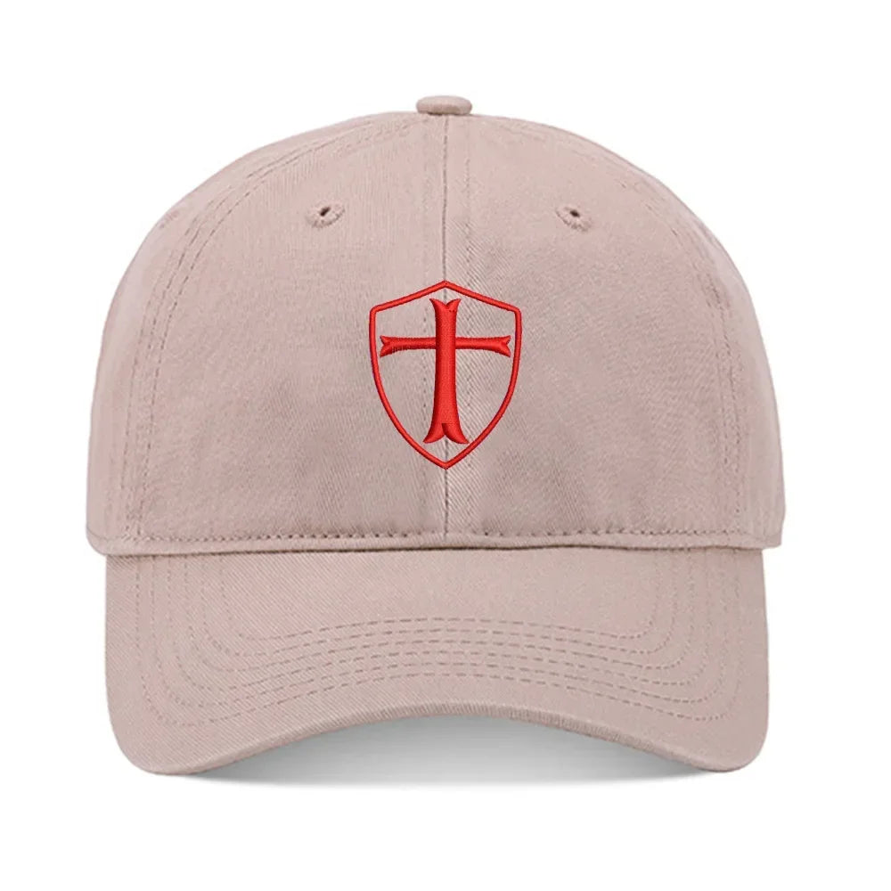 Templar Shield Embroidered Cap