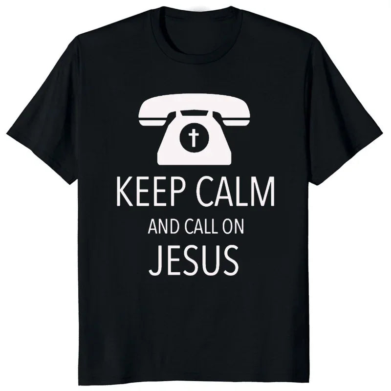 Jesus Incoming Call Meme Tee