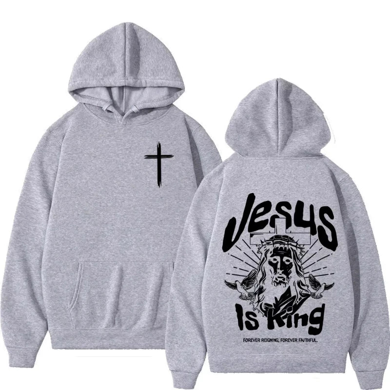 Jesus Is King Oversized Hoodie