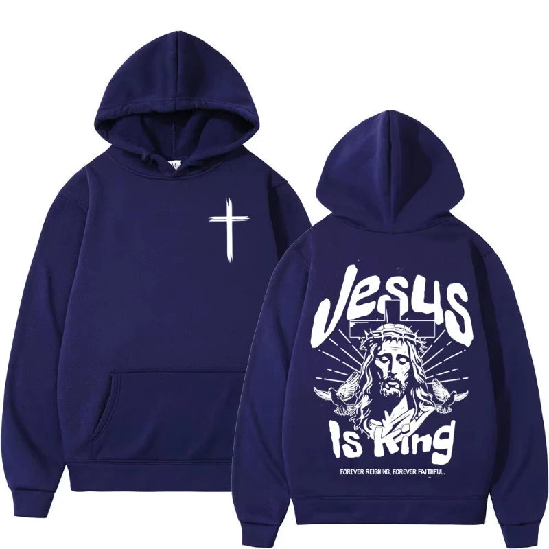 Jesus Is King Oversized Hoodie