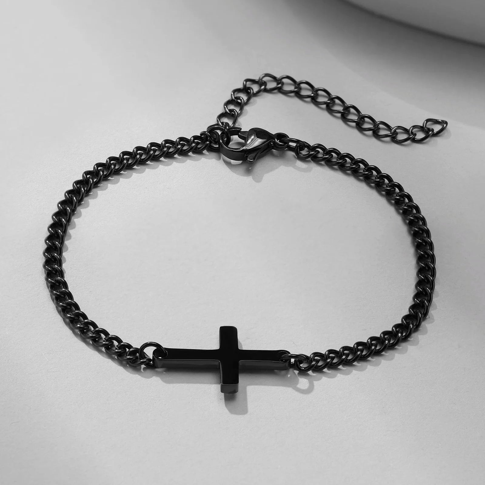 Stainless Steel Cross Bracelet