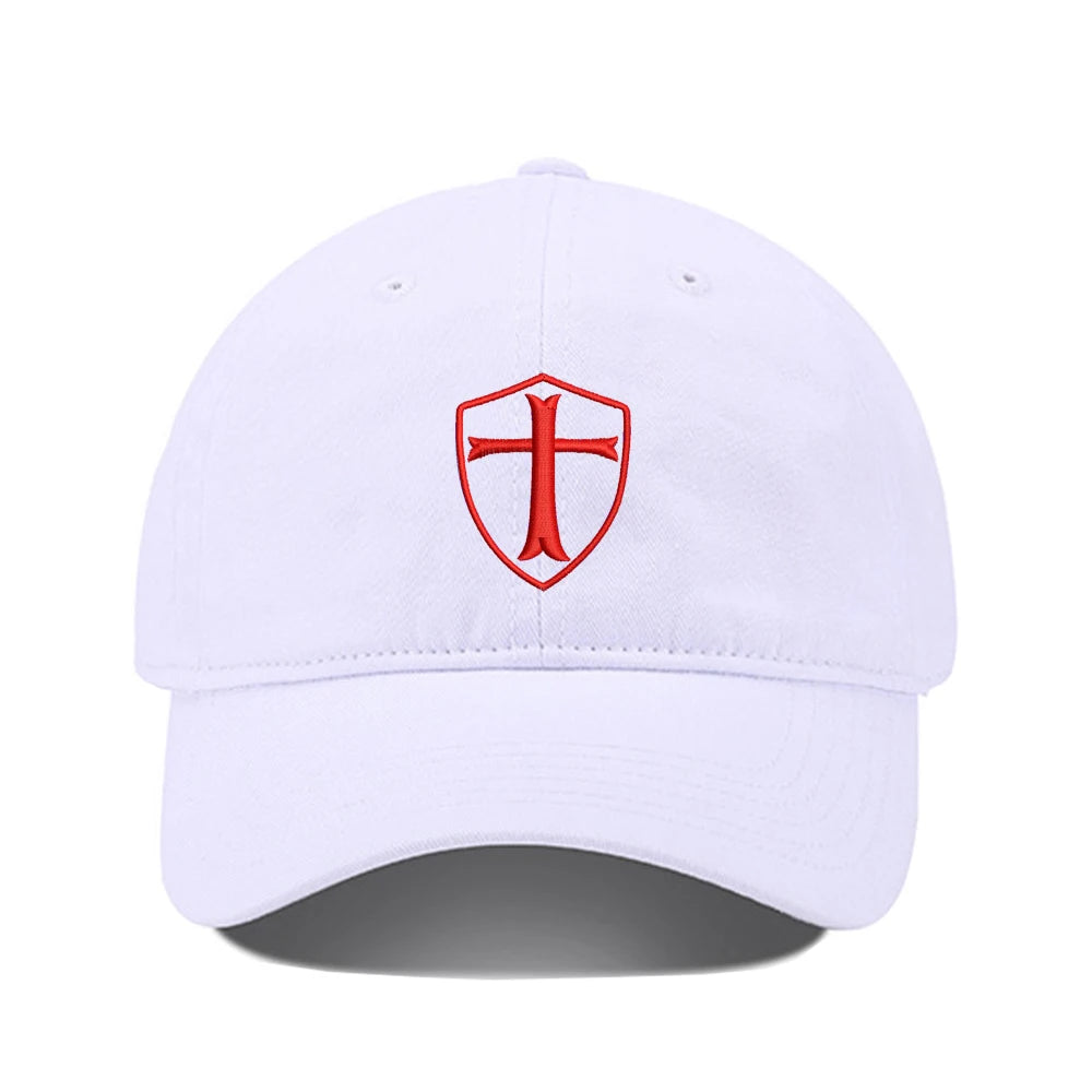 Templar Shield Embroidered Cap