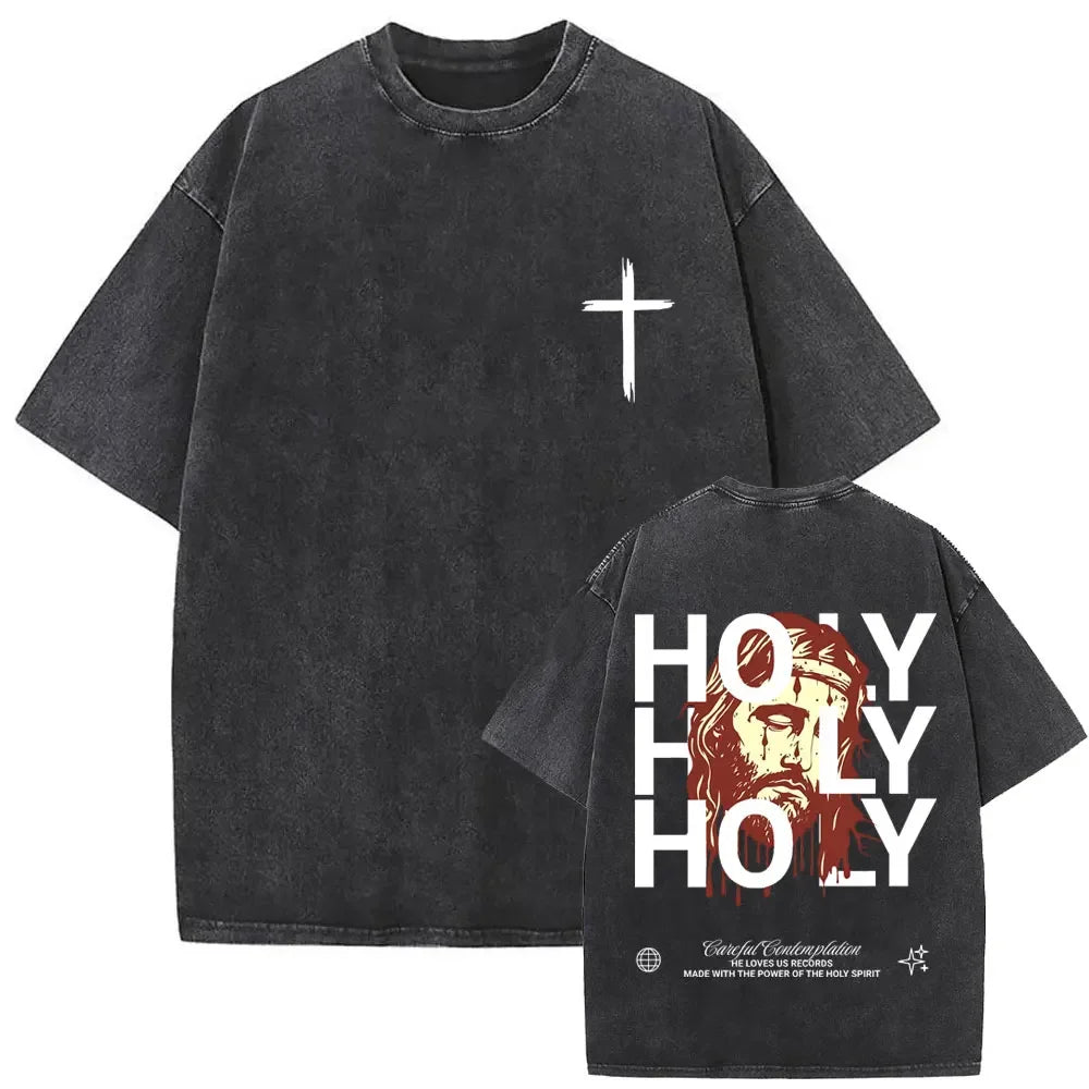 Gothic Rock Jesus Graphic Tee