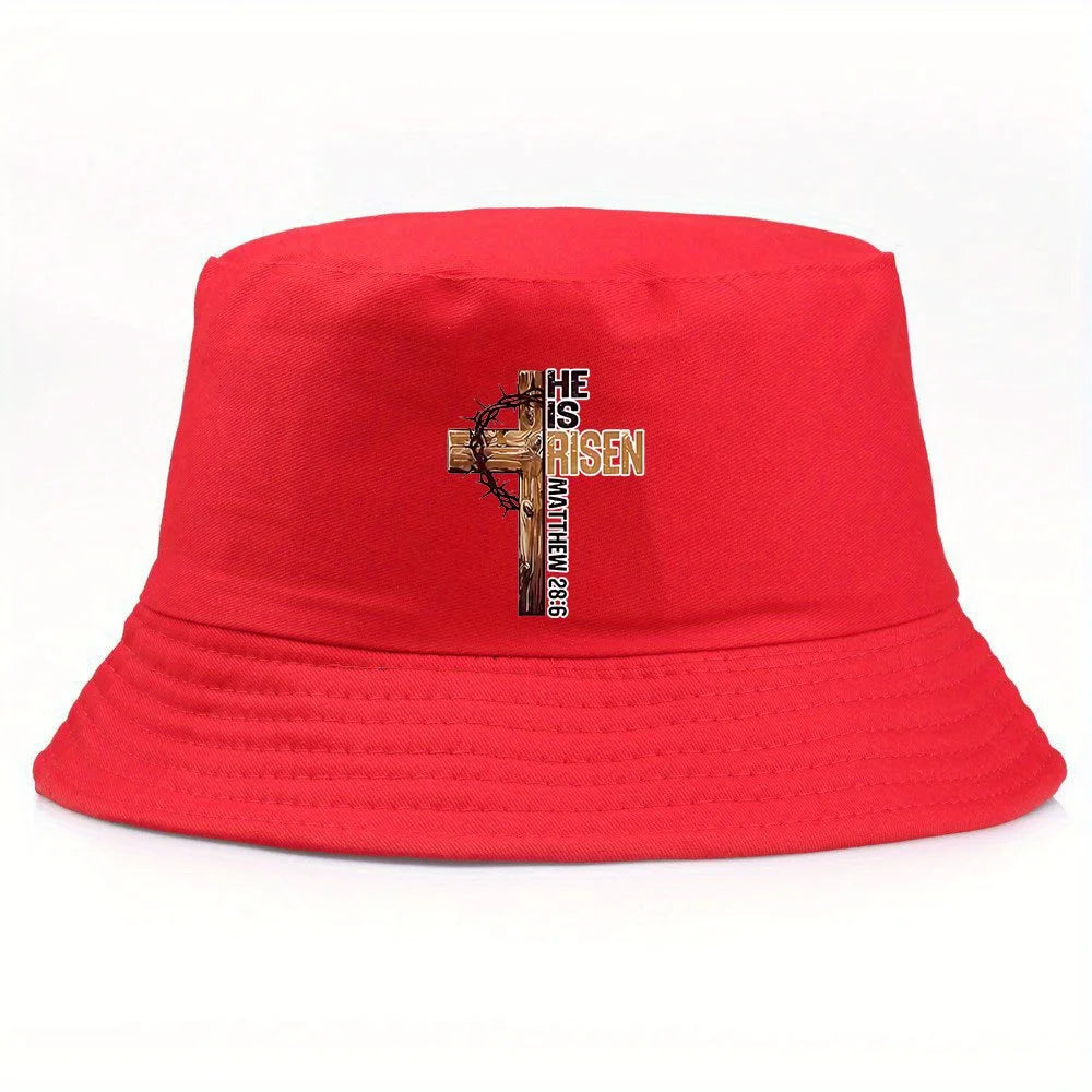 He Is Risen Easter Bucket Hat