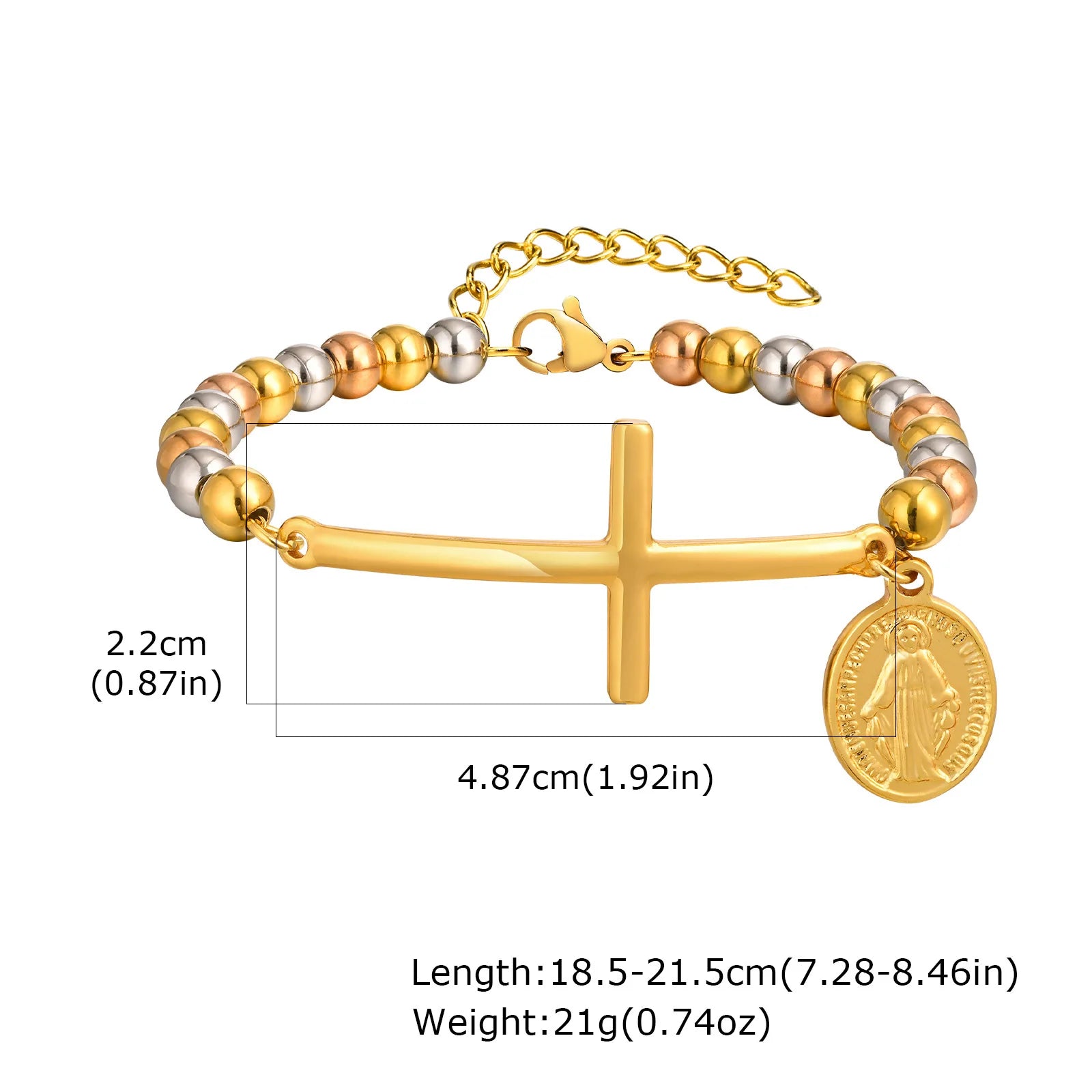Women’s Cross Stretch Bracelet