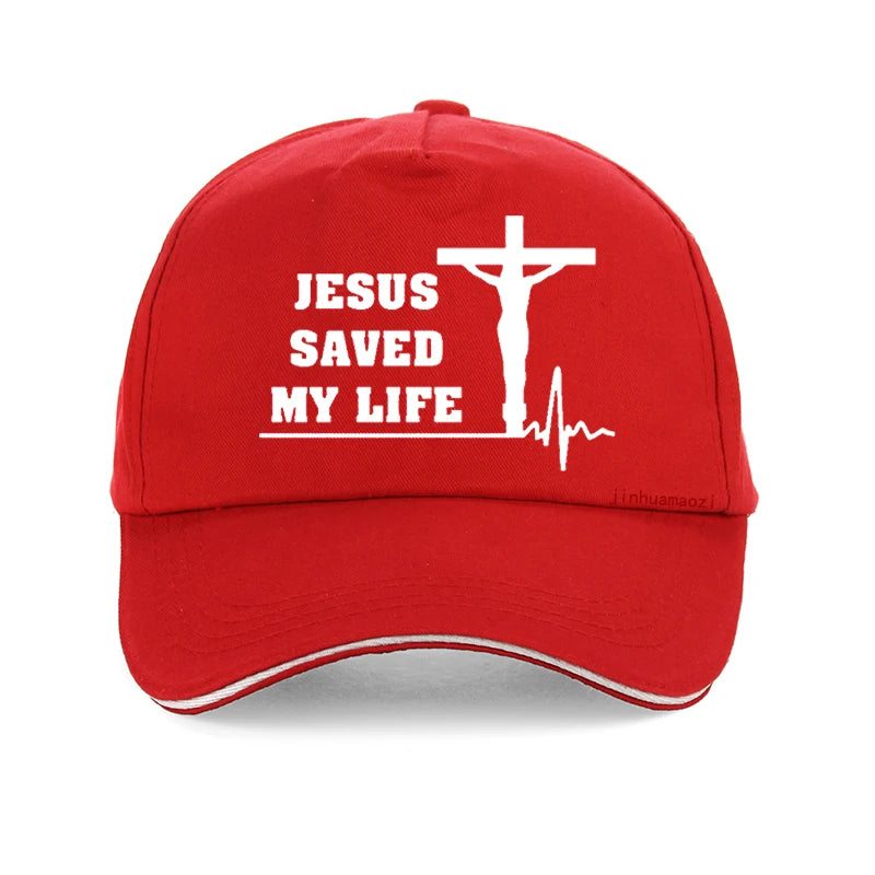 Jesus Saved My Life Baseball Cap
