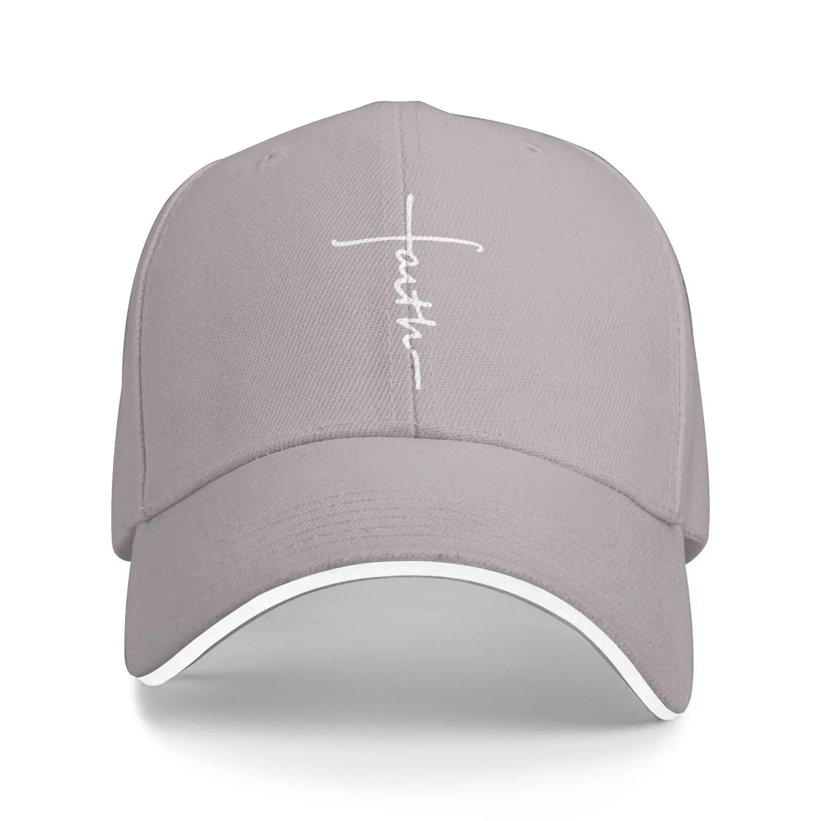 Faith Cross Script Baseball Cap