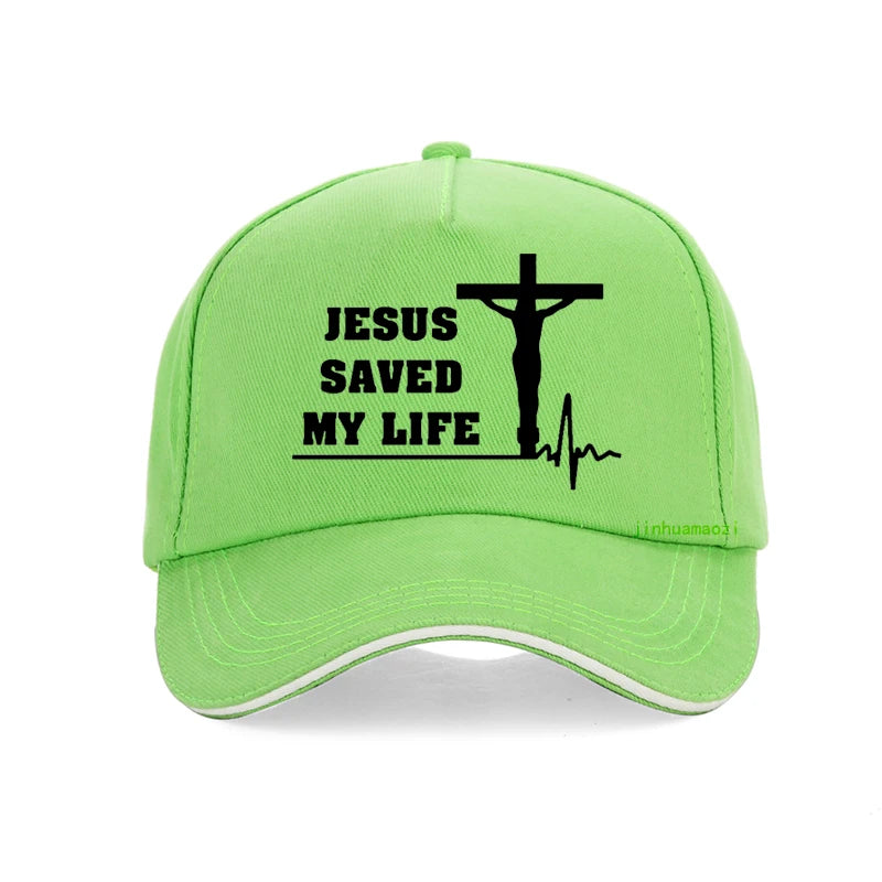 Jesus Saved My Life Baseball Cap