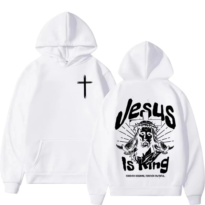 Jesus Is King Oversized Hoodie