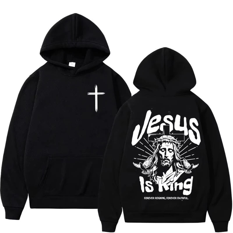 Jesus Is King Oversized Hoodie