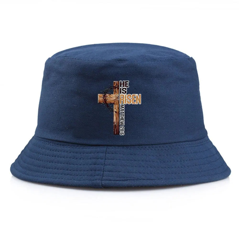 He Is Risen Easter Bucket Hat