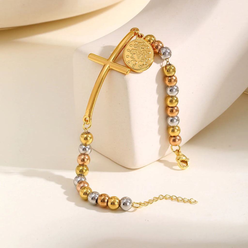 Women’s Cross Stretch Bracelet