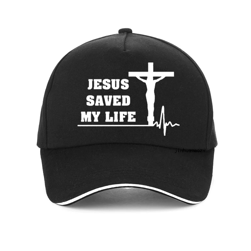 Jesus Saved My Life Baseball Cap