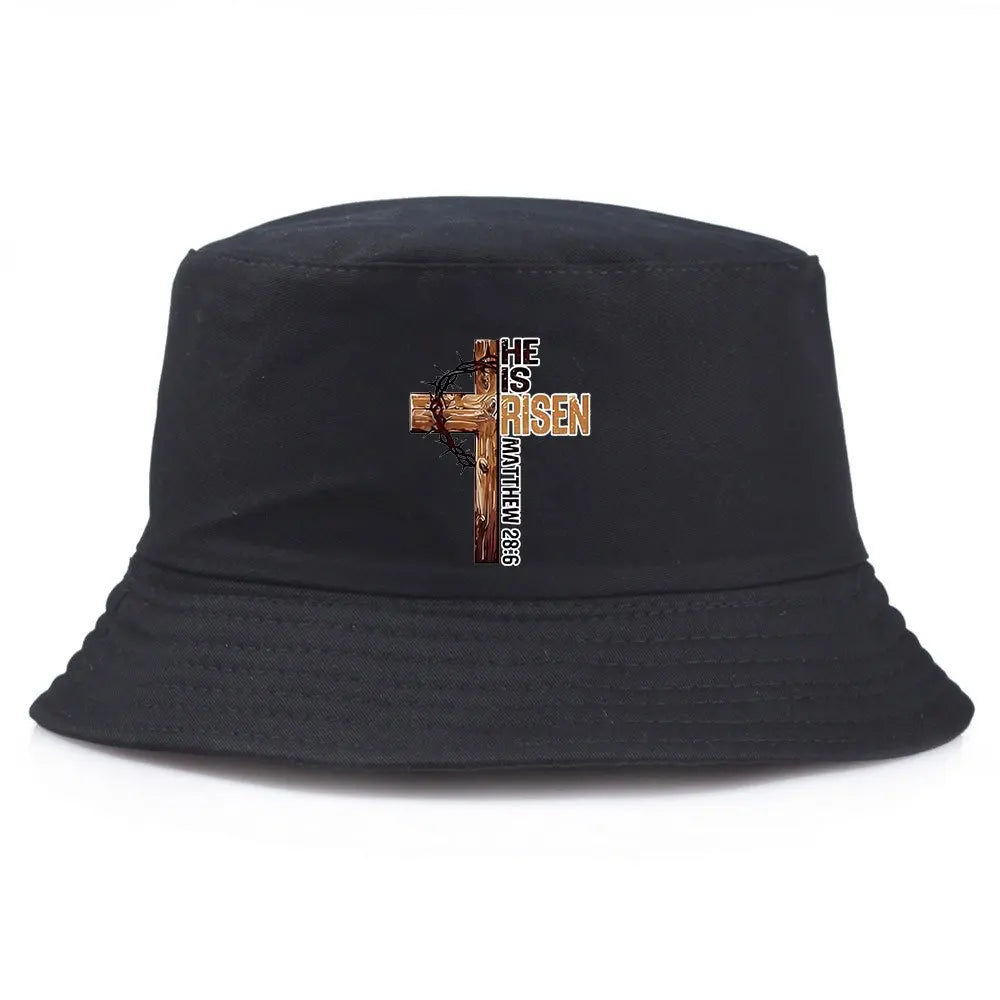 He Is Risen Easter Bucket Hat