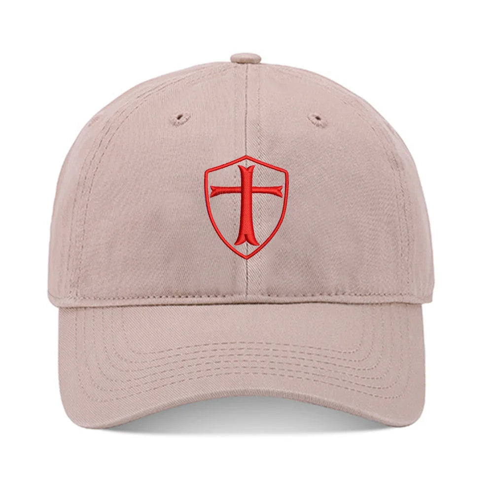 Templar Shield Embroidered Cap