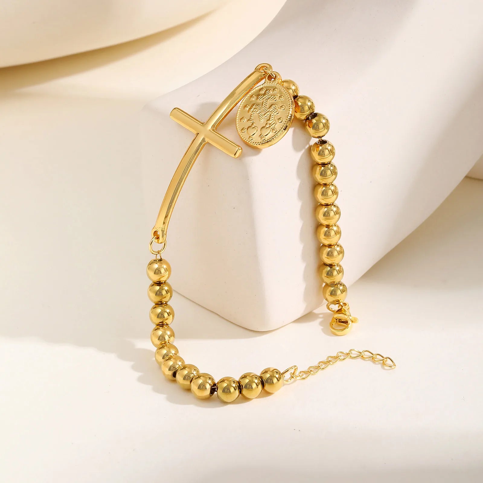 Women’s Cross Stretch Bracelet