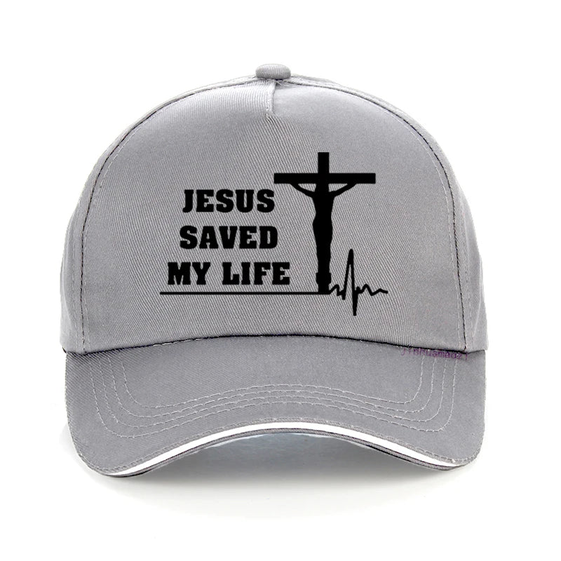 Jesus Saved My Life Baseball Cap