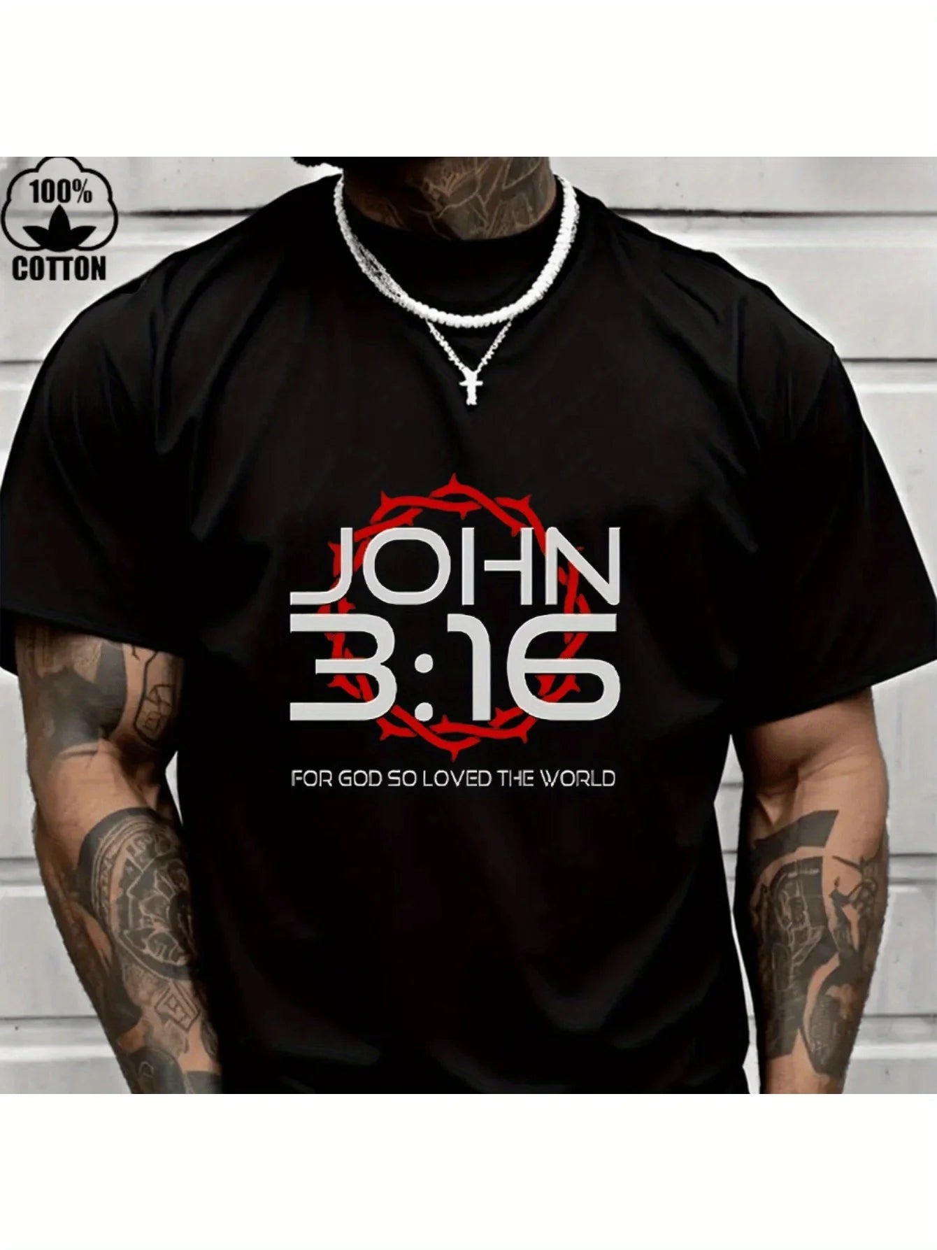 John 3:16 Cotton Tee
