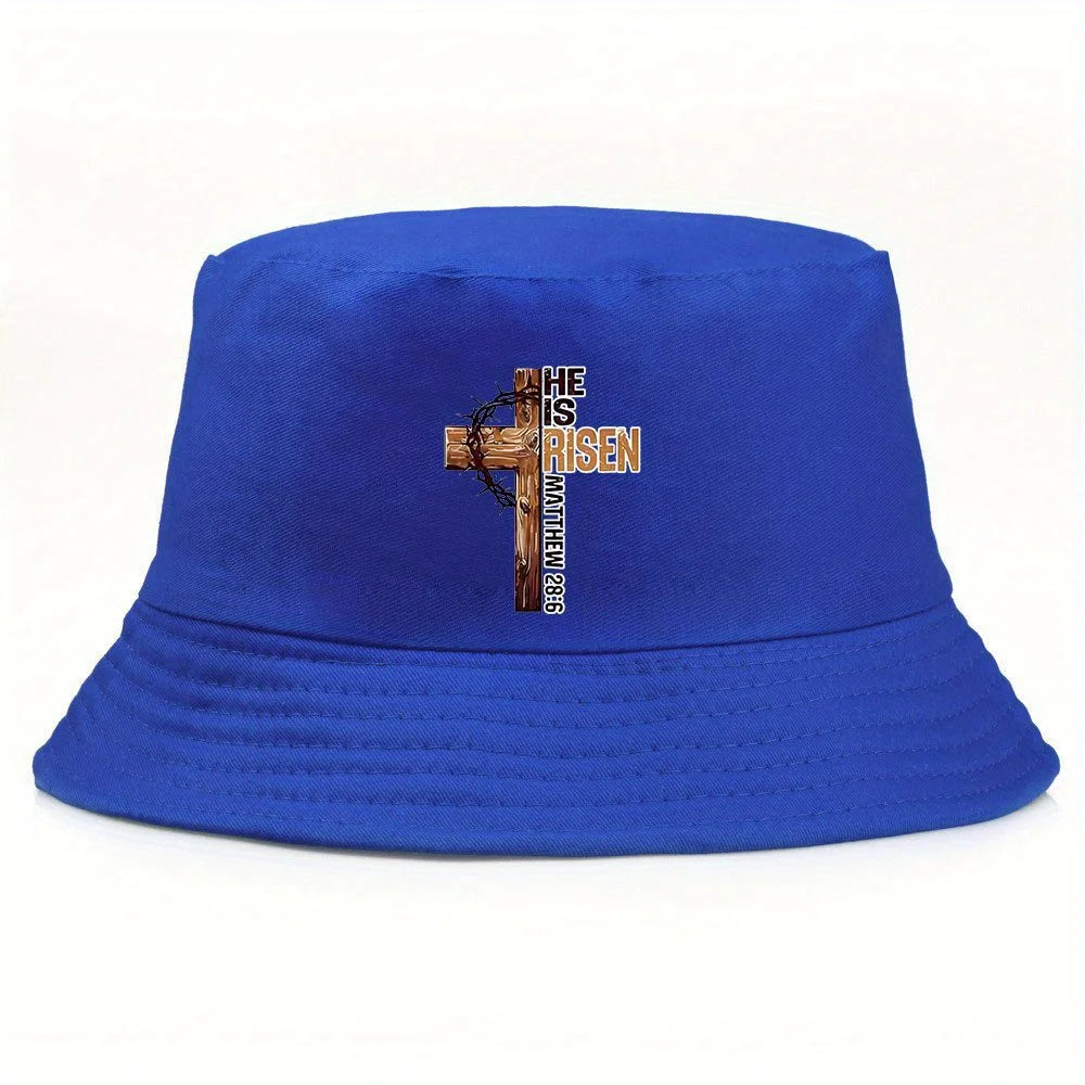 He Is Risen Easter Bucket Hat