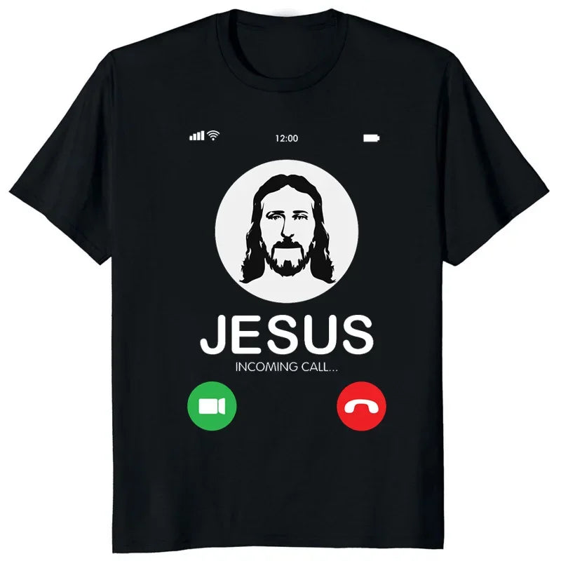 Jesus Incoming Call Meme Tee