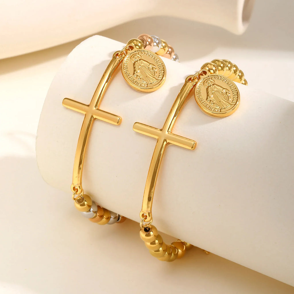 Women’s Cross Stretch Bracelet